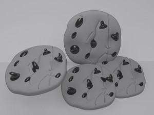 chocolate cookie 3D Model