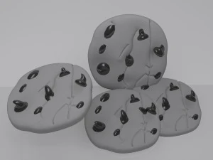 chocolate cookie 3D Model