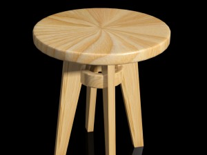 modern stool 3D मॉडल