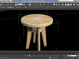 modern stool 3D Model