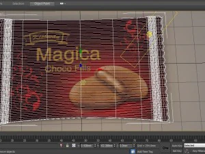 food packaging chocolate biscuit 3D Model