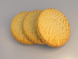 3d biscuit 3D मॉडल