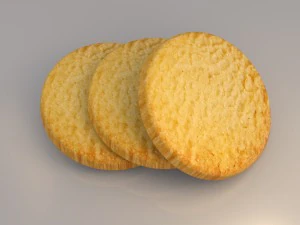 3d biscuit 3D Model