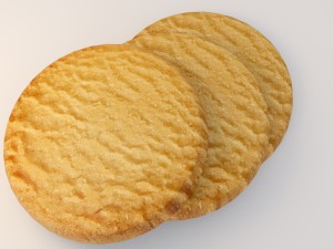 3d biscuit 3D मॉडल