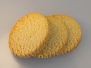 3d biscuit 3D Model