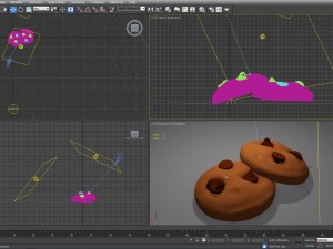 chocolate cookies 3D 모델