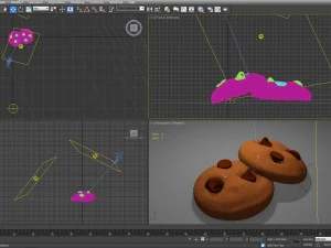 chocolate cookies 3D Model