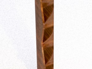 showpiece corner rack Modello 3D