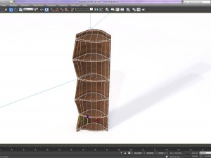 showpiece corner rack Modello 3D