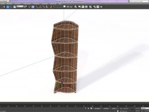 showpiece corner rack 3D Model