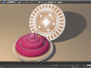 cream cookies 3D Модель