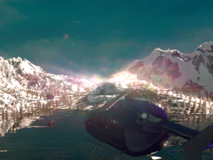 paisagem nevada Modelo 3D