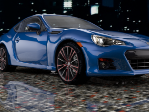 2014-subaru-brz 3D Модель
