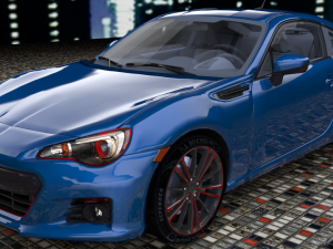 2014-subaru-brz 3D Модель
