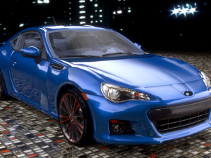 2014-subaru-brz 3D Модель
