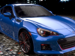 2014-subaru-brz 3D Модель