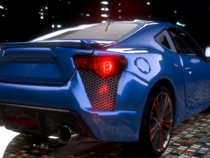 2014-subaru-brz 3D Модель