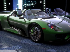 mata-mata porsche 918 Model 3D