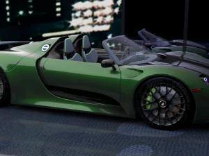 porsche 918 spyder Modelo 3D