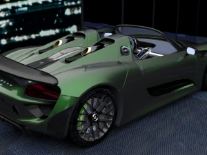 porsche 918 spyder Modelo 3D