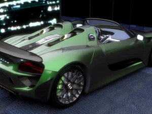 porsche 918 spyder Modelo 3D