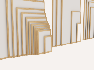 60 picture frame pack 3D Model
