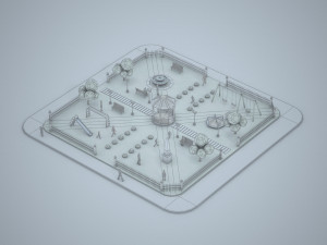 urban park 3D-Modell