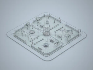 urban park 3D Model