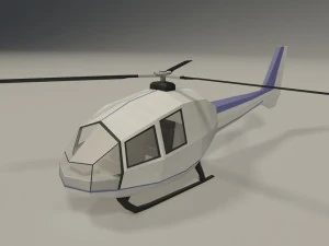 Lowpoly helicopters 3D Model