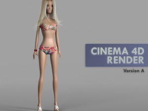 barbie malibu doll 3D Model