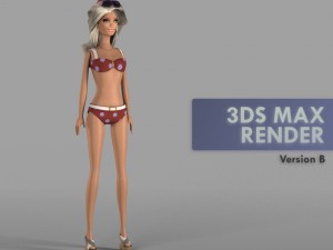 barbie malibu doll 3D Model
