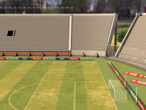 fully textured pedro bidegain stadium from athletic club san lorenzo argentine 3D-Modell