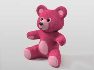 of a teddy bear plush bear Modelo 3D