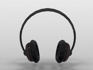 headphone generic model Modello 3D
