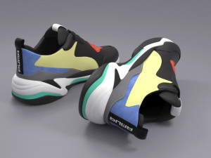 puma thunder spectra - 2018 brand new model 3D 模型