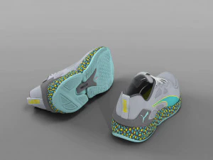puma speed atmosphere shoe - 2018 brand new model 3D Model