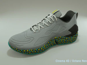 puma speed atmosphere shoe - 2018 brand new model 3D Model