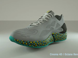 puma speed atmosphere shoe - 2018 brand new model 3D Model