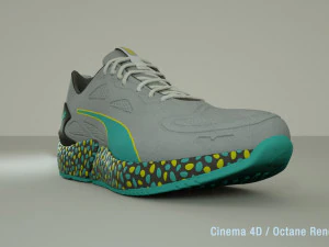 puma speed atmosphere shoe - 2018 brand new model 3D Model