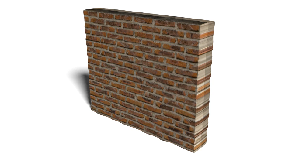parede de tijolos Modelo 3D .c4d .max .obj .3ds .fbx .stl .blend 
