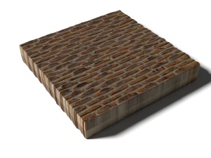 parede de tijolos Modelo 3D