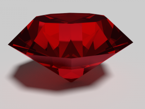 ruby gemstone 3D Model