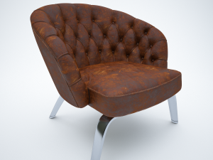 winston armchair 3D-Modell