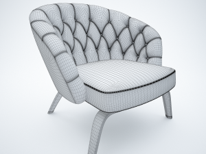 winston armchair 3D 모델
