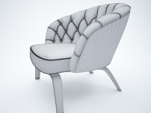 winston armchair 3D 모델