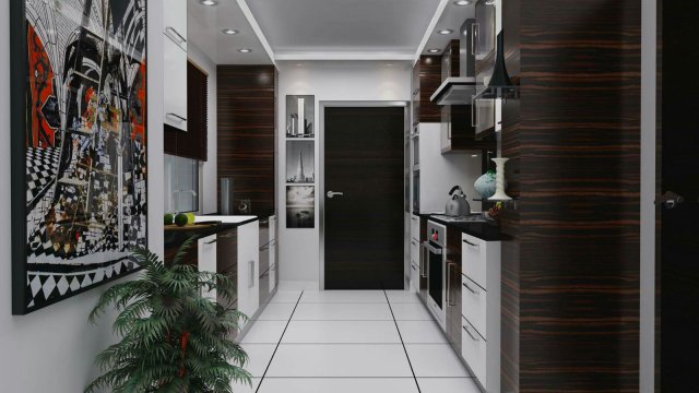 kitchen 3D-Modell .c4d .max .obj .3ds .fbx .stl .blend 