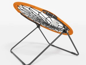 orange circular bungee chair 3D Model