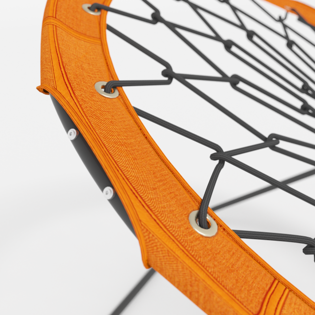 Orange 2025 bungee chair