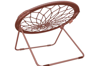 orange circular bungee chair 3D Model