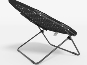 black triangular bungee chair Model 3D